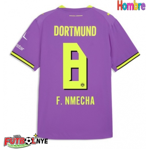 Camiseta Borussia Dortmund Felix Nmecha #8 Tercera Equipación 2026-27 manga corta